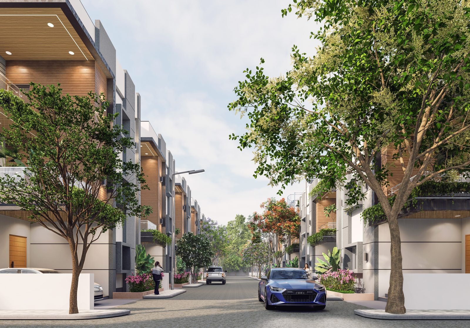 Villa street view
